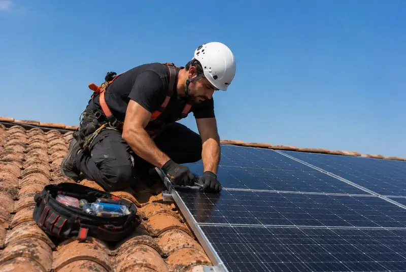 Maintenance et monitoring de panneaux solaires à Yvrac