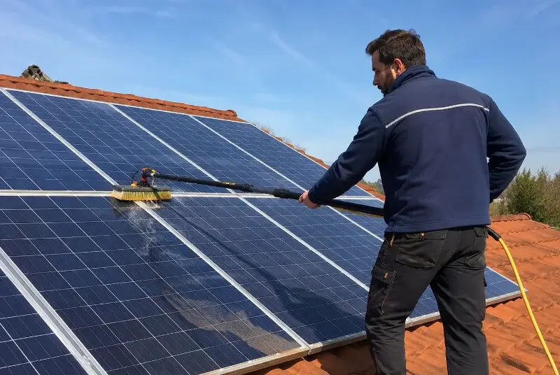 Nettoyage et entretien de panneaux solaires à Yvrac